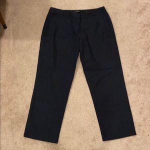 Tahari perfectly tailored cropped navy pant 6